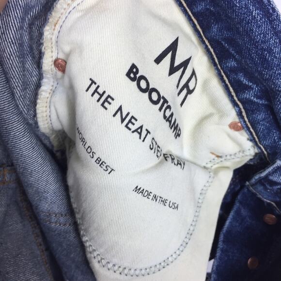 NWT Mother The Neat Ankle Step Men’s Jeans Bootcamp Straight Button Fly Size 30 - Picture 8 of 16